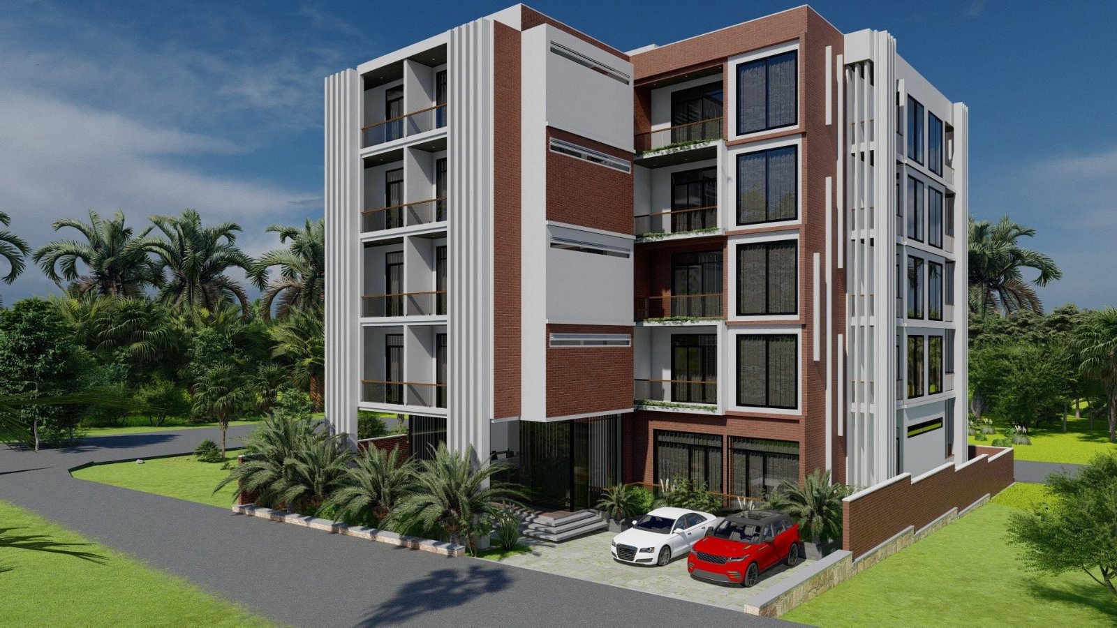 Off-plan apartment investment building in Kigali, Rwanda